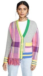 Mira Mikati Plaid Combo Cardigan at Shopbop